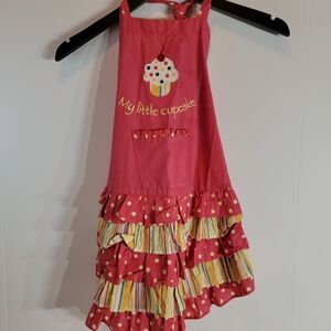 Girls "My Little Cupcake" Apron